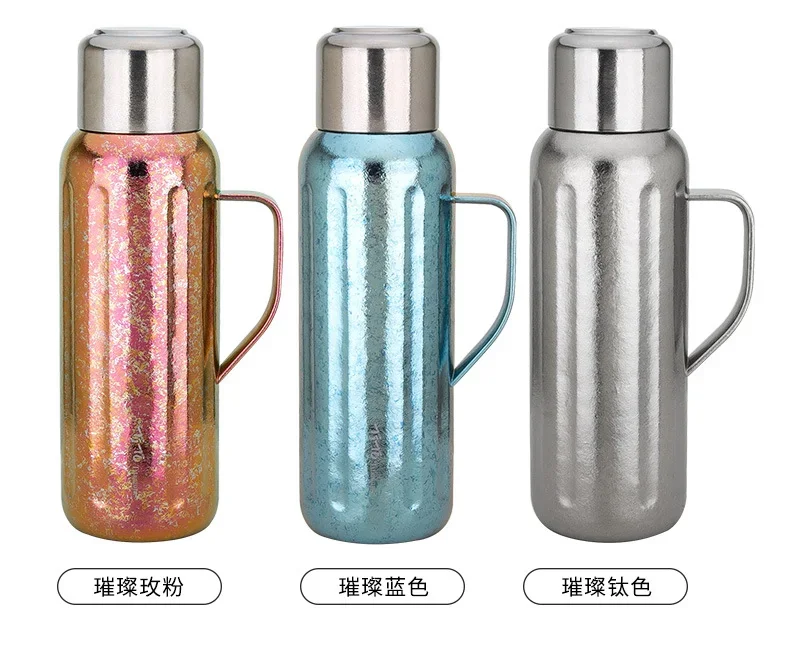 Pure Titanium Insulated Travel Bottle detail 6