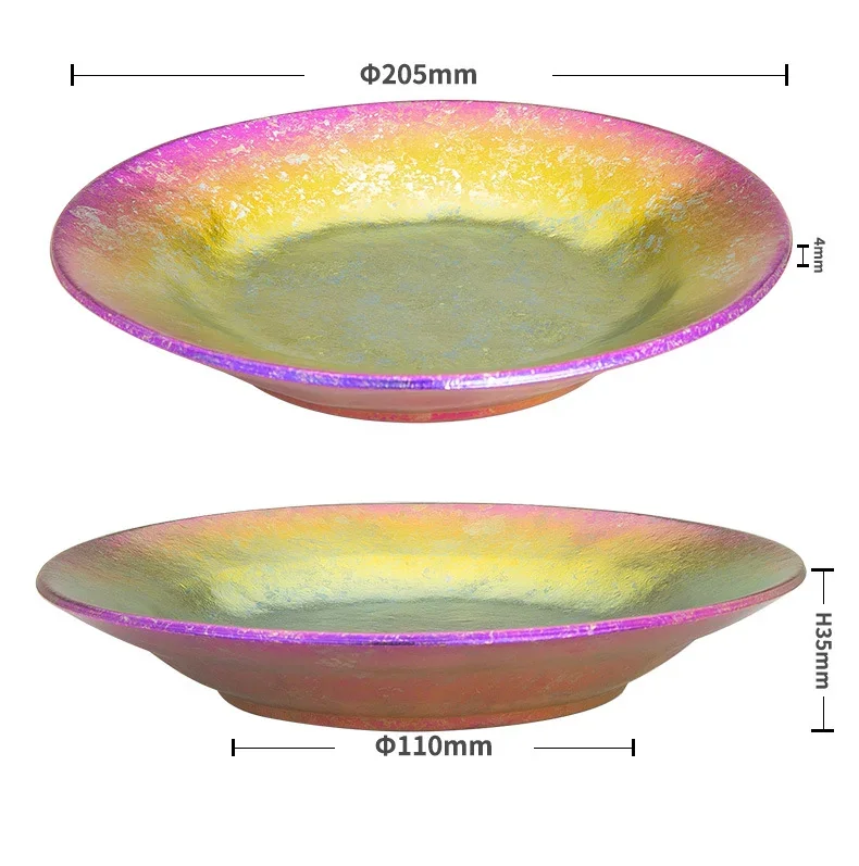 Pure Titanium Double-Wall Salad & Pasta Plate detail 4