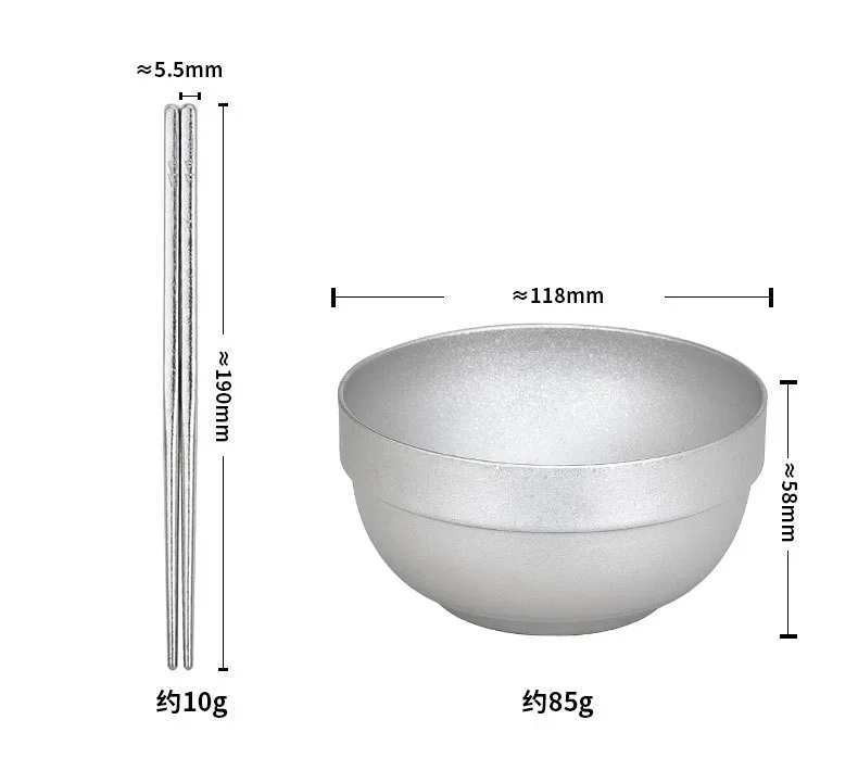 Pure Titanium Cutlery Set detail 9