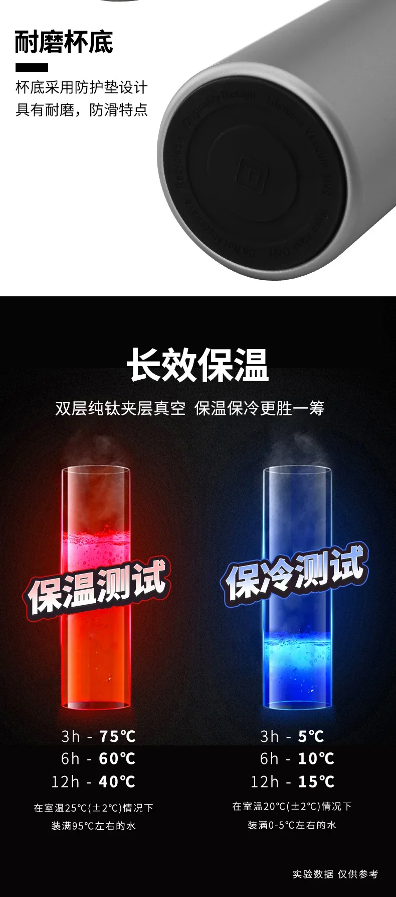 Pure Titanium Vacuum Tumbler detail 10