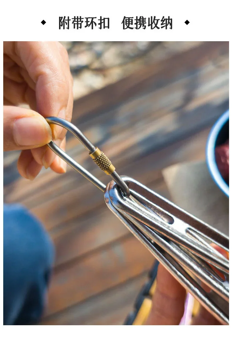 Pure Titanium Camping Cutlery Set detail 9