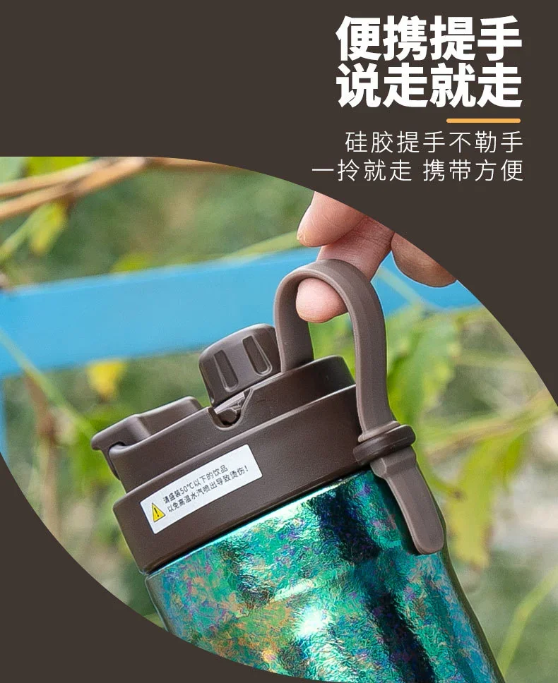 Pure Titanium Double-Wall Insulated Coffee Cup detail 12