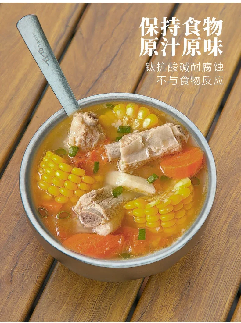 Pure Titanium Double-Wall Kids Bowl detail 5