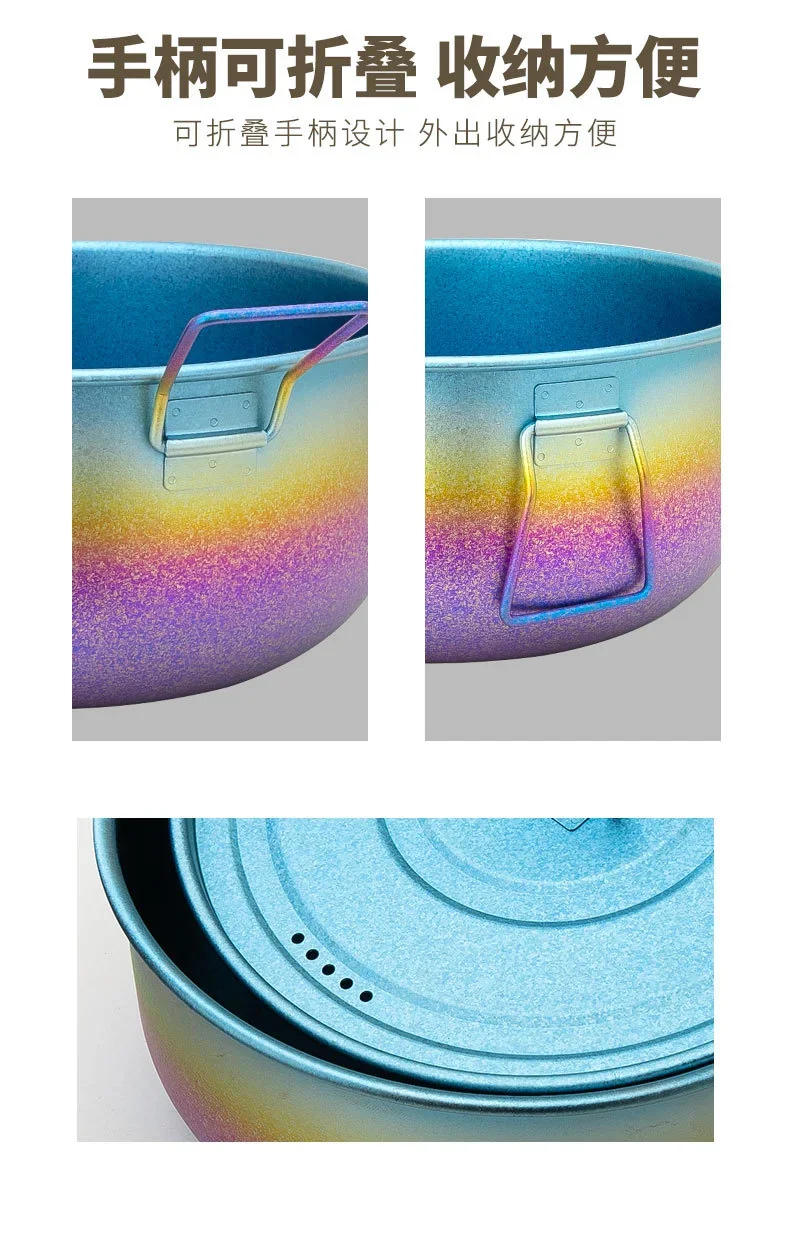 Pure Titanium Camping Cook Pot Set detail 9