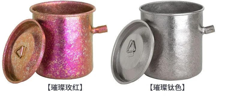 Pure Titanium Camping Kettle & Teacup Set detail 12
