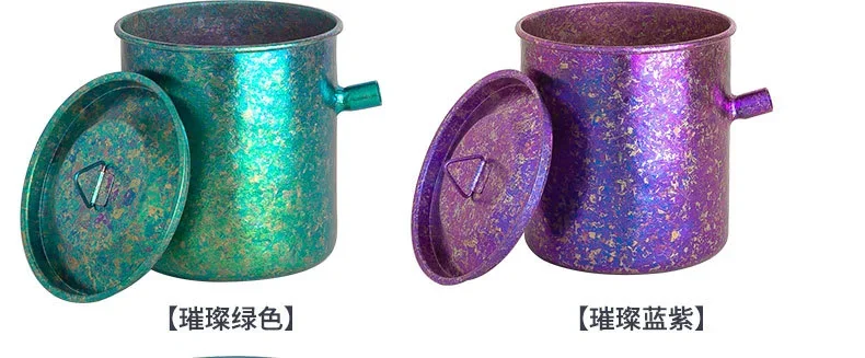 Pure Titanium Camping Kettle & Teacup Set detail 14