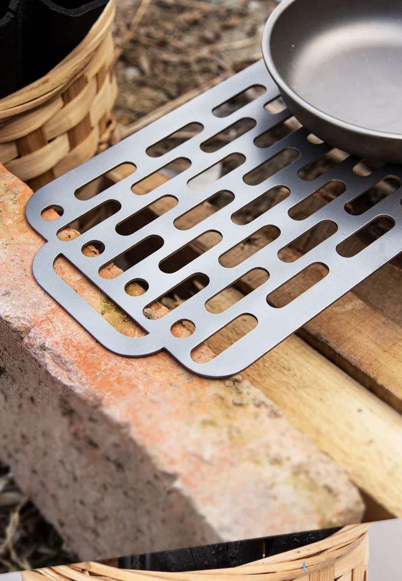 Pure Titanium Camping Grill Grate detail 9