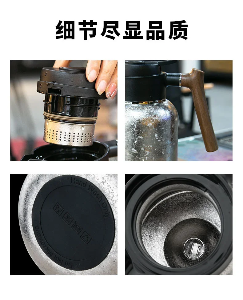 Pure Titanium Smart Temperature Display Tea Pot detail 10