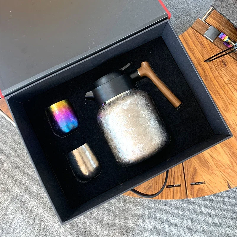 Pure Titanium Smart Temperature Display Tea Pot detail 11