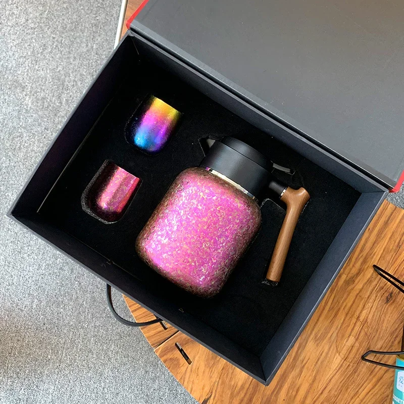 Pure Titanium Smart Temperature Display Tea Pot detail 12