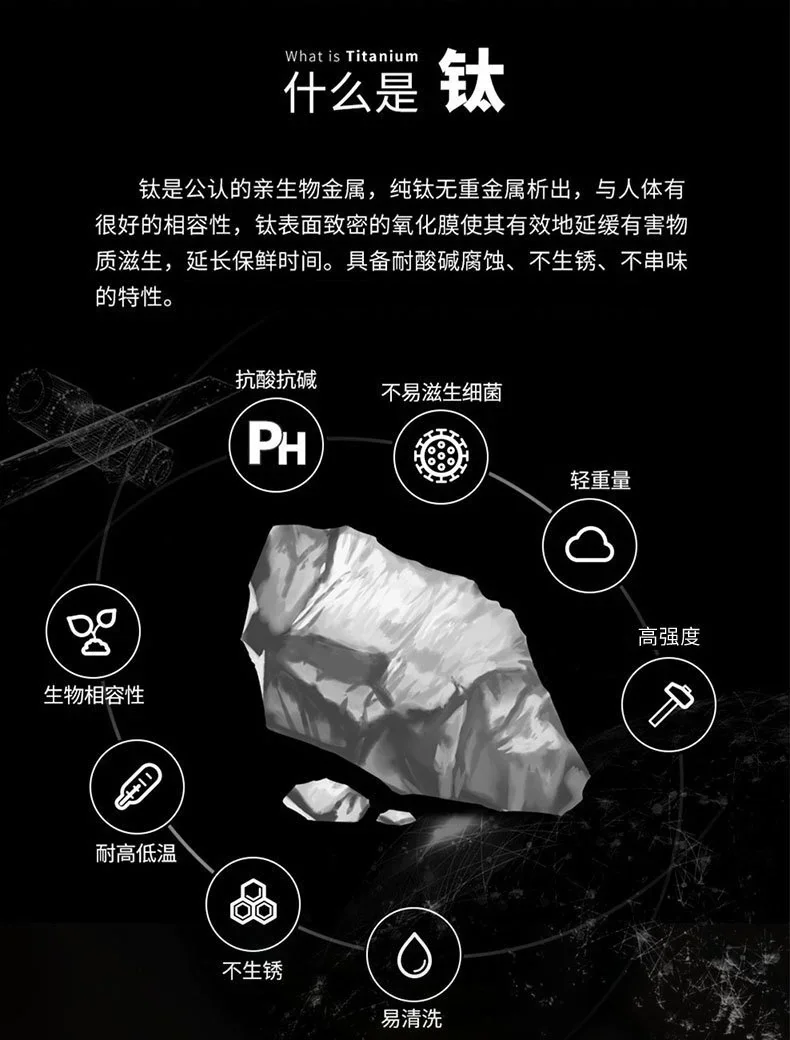 Pure Titanium Tea Infuser & Strainer detail 2