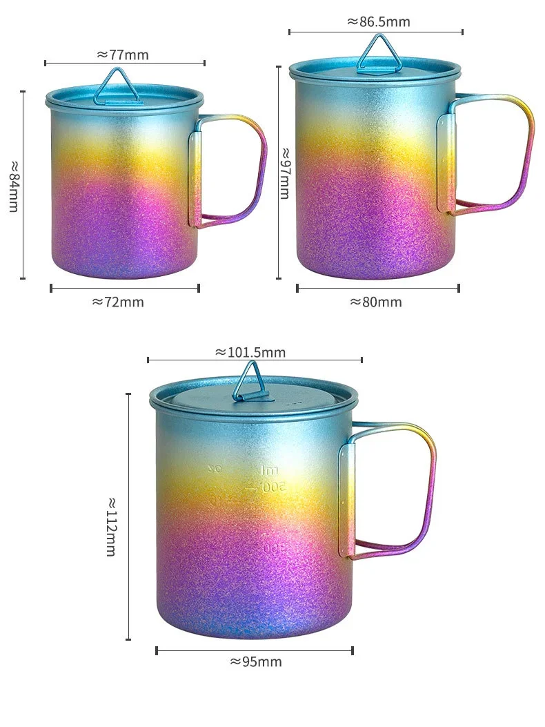 Titanium Folding Camping Mug detail 12